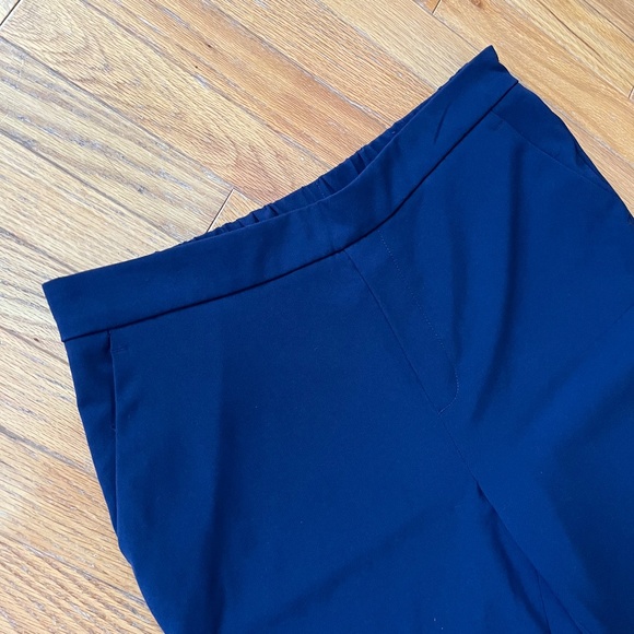 Banana Republic Hayden Navy High Rise Tapered Pants 12 - Picture 2 of 7